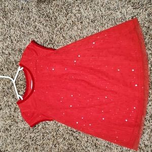 Red toddler dress